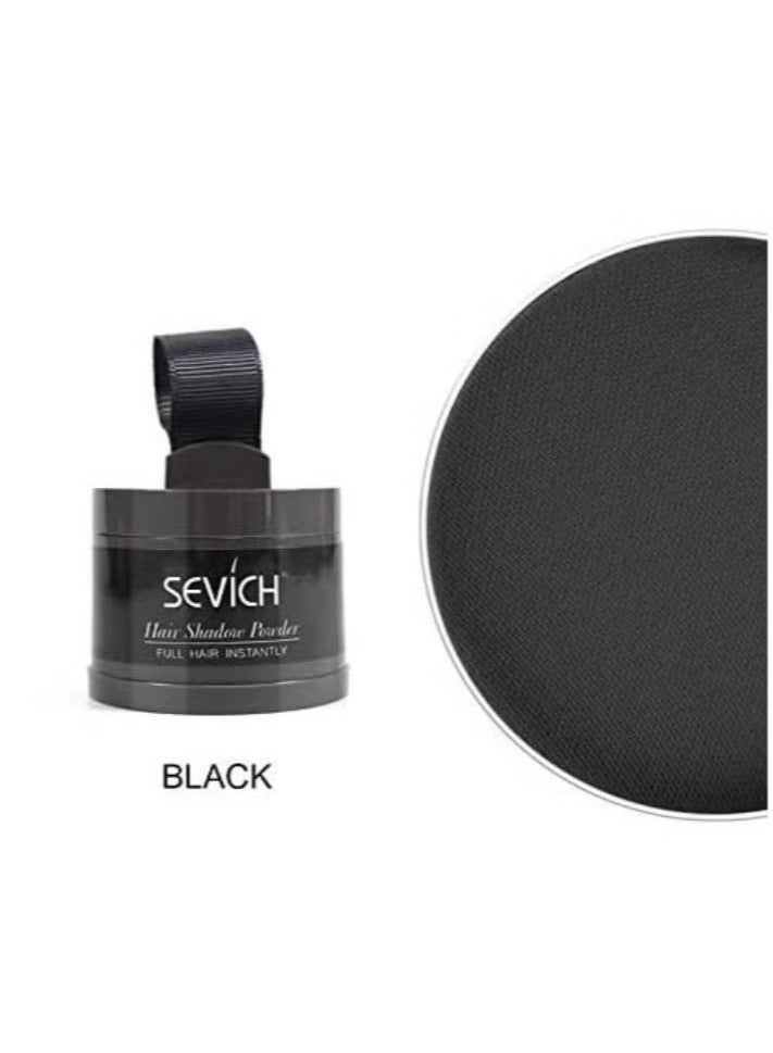 Sevich Instantly Hairline Shadow Hairline Powder Quick Cover Hair Root Concealer Eyebrows & Beard Line Hair Root Touch Up for Thinning Hairline Windproof & Sweatproof (Black) - Image 3