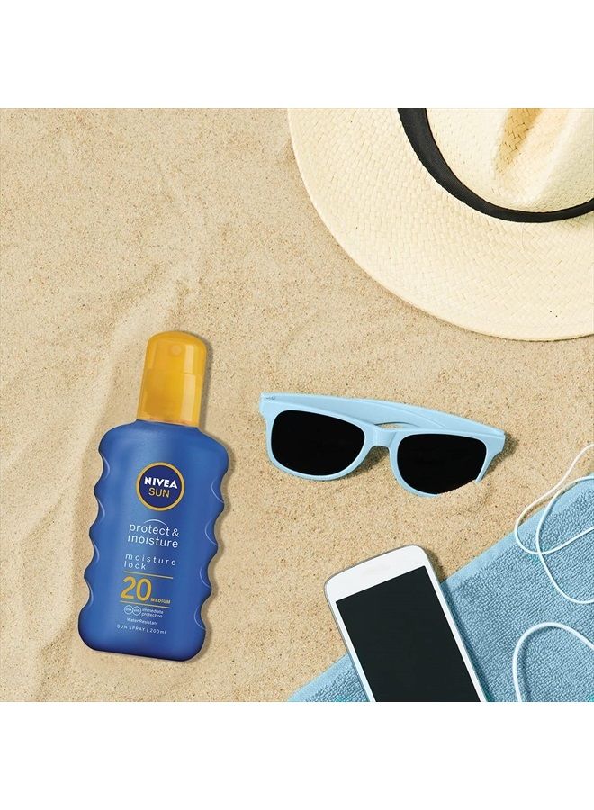 Nivea Sun by Nivea Protect & Moisturise Spray SPF20 200ml - Image 2