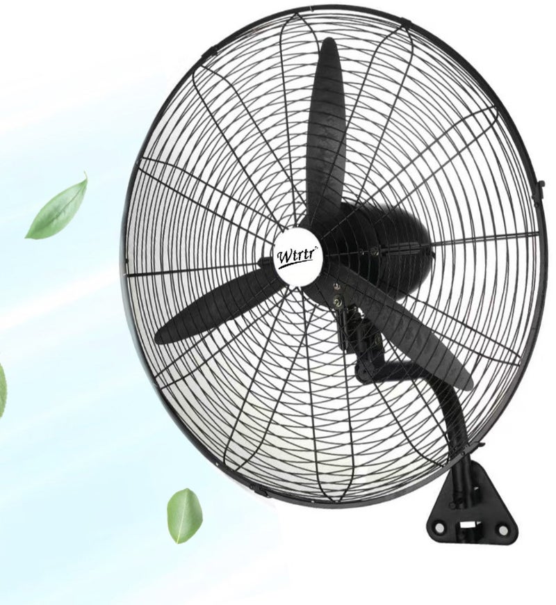 Wtrtr 30 Inch Industrial High Power Wall-mounted Fan,260W Mesh cover self-locking grille,Fans (30 inch) - Image 1