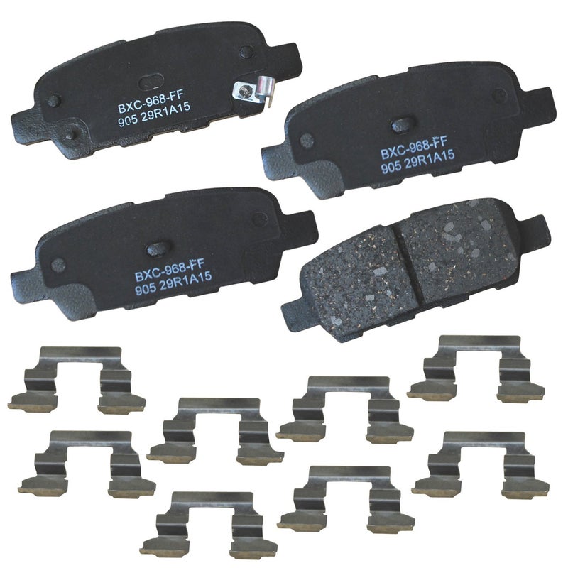 Bendix Premium SBC905 Ceramic Rear Brake Pads for Select Models INFINITI FX35,FX37,FX45,G35,M35,M37,M45,M56,Nissan 350Z,Altima,Juke,LEAF,Maxima,Murano,Qashqai,Quest,Rogue Sport,X-Trail,Renault Koleos - Image 2