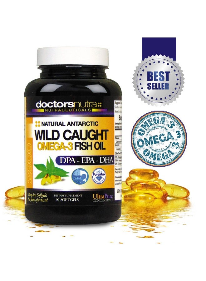 Doctors Nutra Nutraceuticals زيت السمك أوميغا 3 الطبيعي من دكتورز نوترا - 90 كبسولة لينة - Image 5