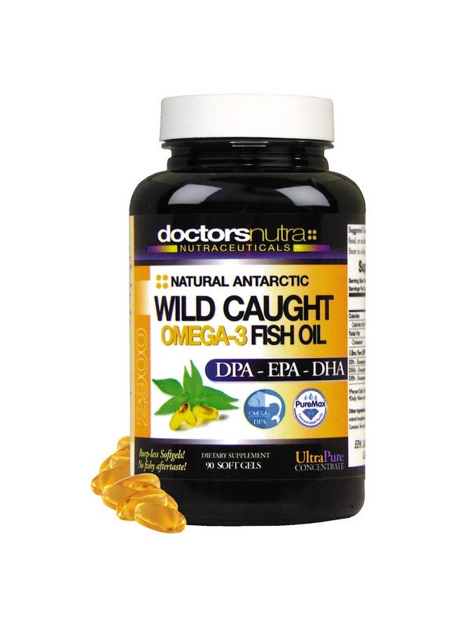 Doctors Nutra Nutraceuticals زيت السمك أوميغا 3 الطبيعي من دكتورز نوترا - 90 كبسولة لينة - Image 1