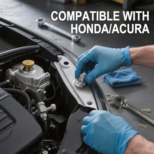 Dcoecue 24PCS Dcoecue Oil Drain Plug Gasket Washer, Aluminum M14 Crush Washers, Premium Seal Replaces OEM 94109-14000, Fits for Honda, Accord, Acura, Civic, Odyssey, CR-V, Fit, Element, Ridgeline, Pilot - Image 5