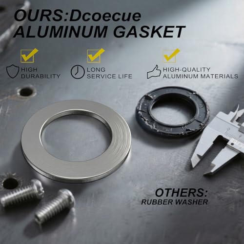 Dcoecue 24PCS Dcoecue Oil Drain Plug Gasket Washer, Aluminum M14 Crush Washers, Premium Seal Replaces OEM 94109-14000, Fits for Honda, Accord, Acura, Civic, Odyssey, CR-V, Fit, Element, Ridgeline, Pilot - Image 2
