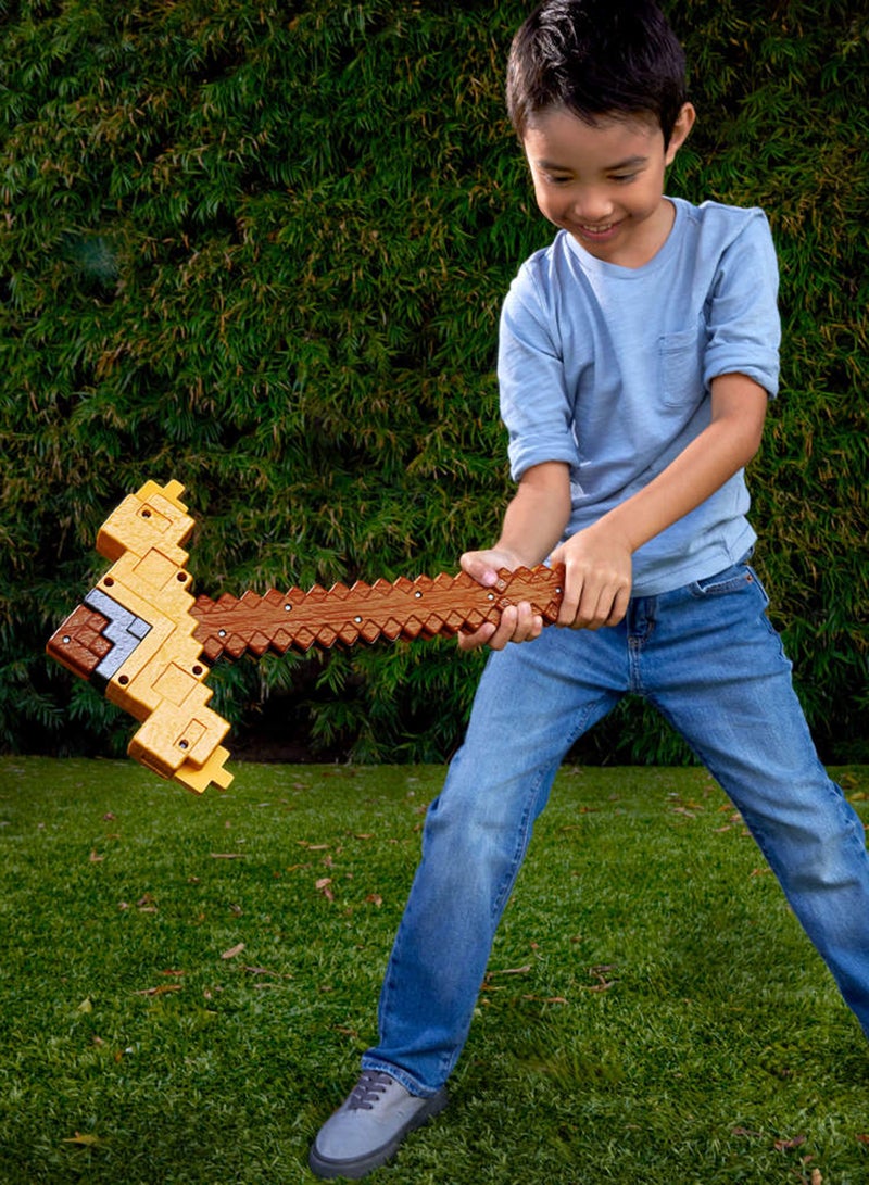 MINECRAFT Click & Switch Sword & Pick-Axe, Transforming Kid-Sized 2-in-1 Toy for Role-Play & Costumes - Image 3