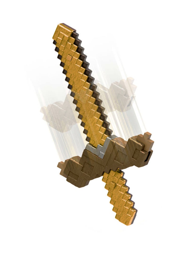 MINECRAFT Click & Switch Sword & Pick-Axe, Transforming Kid-Sized 2-in-1 Toy for Role-Play & Costumes - Image 4