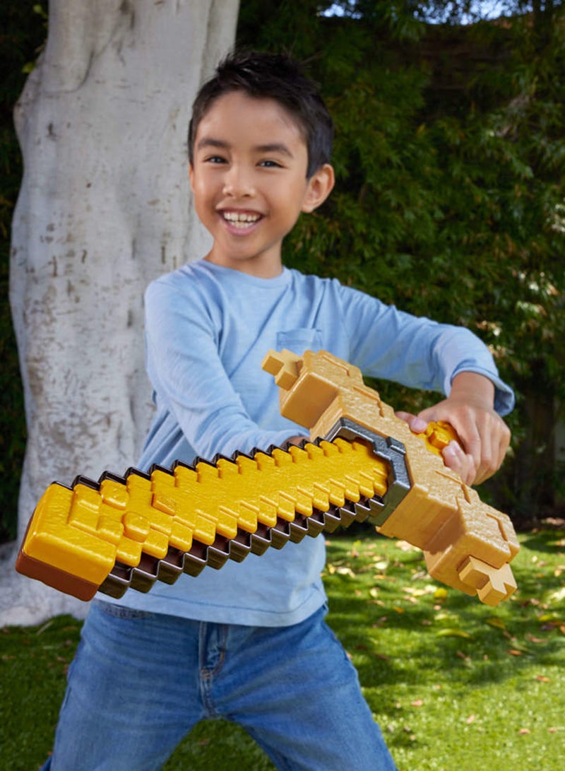 MINECRAFT Click & Switch Sword & Pick-Axe, Transforming Kid-Sized 2-in-1 Toy for Role-Play & Costumes - Image 2