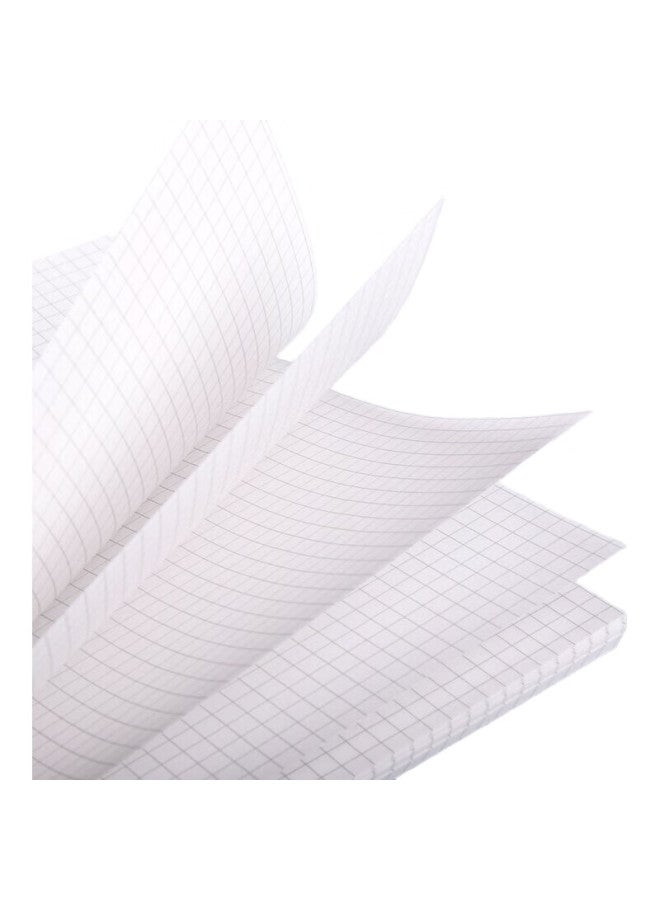Kaisa A4/100 Sheets Three-Hole Grid Loose-Leaf Paper, 3-Hole Refill Notebook, Grid Notebook, Loose-Leaf Notebook, Journal Inner Pages, Back-To Stationery, 1 Pack - Image 1
