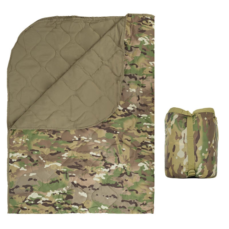 Loogu Camo Blanket Waterproof Poncho Liner For Outdoor Camping  Hiking  Hunting  Survival  Backpacking  Picnicking  Fishing Trips - Image 1