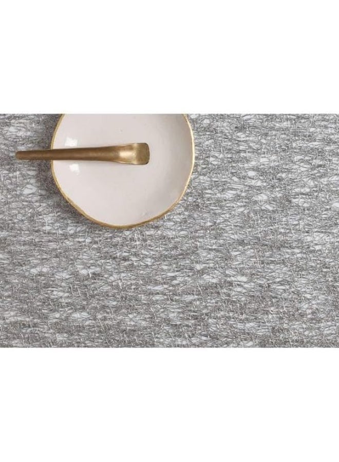 Chilewich Metallic Lace Rectangular Placemat-Silver - Image 2