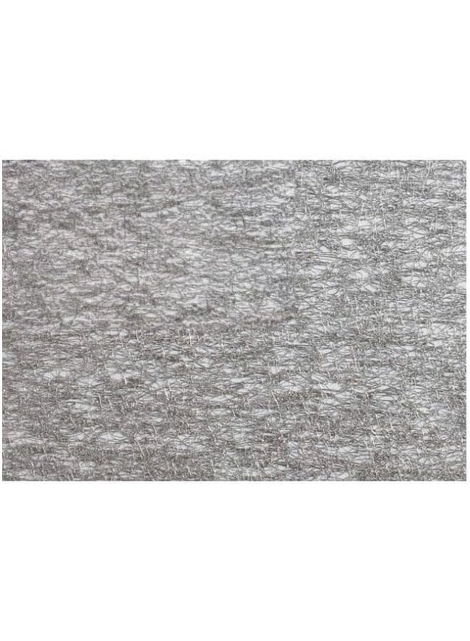 Chilewich Metallic Lace Rectangular Placemat-Silver - Image 1