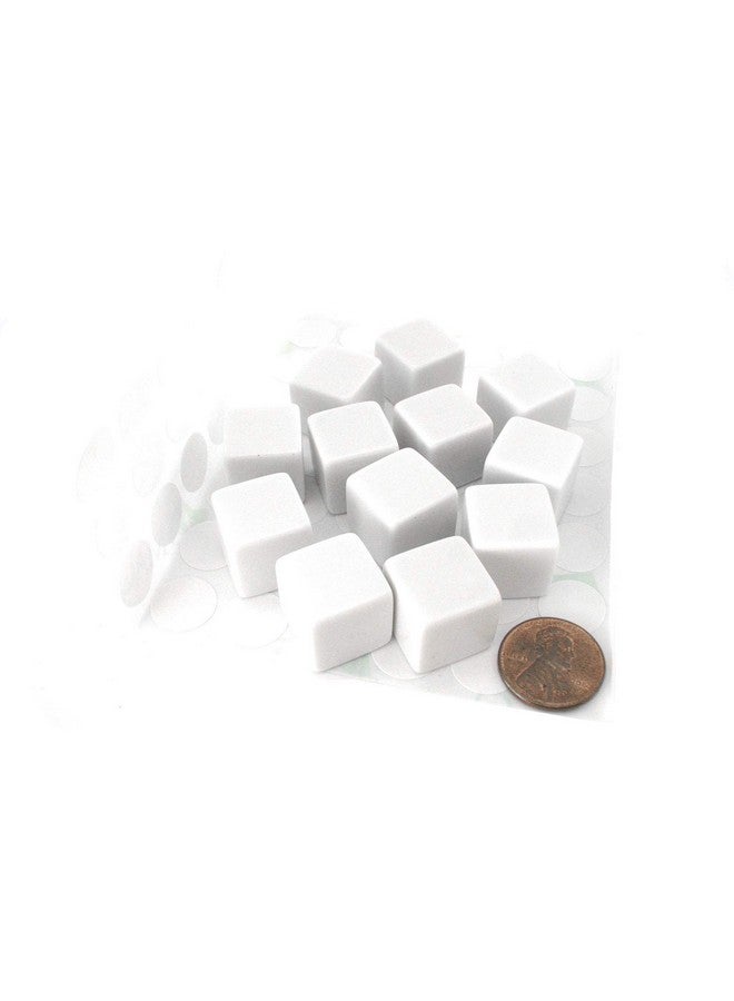 Koplow Games White D6 Blank 16Mm Dice Set With Stickers (12) - Image 2
