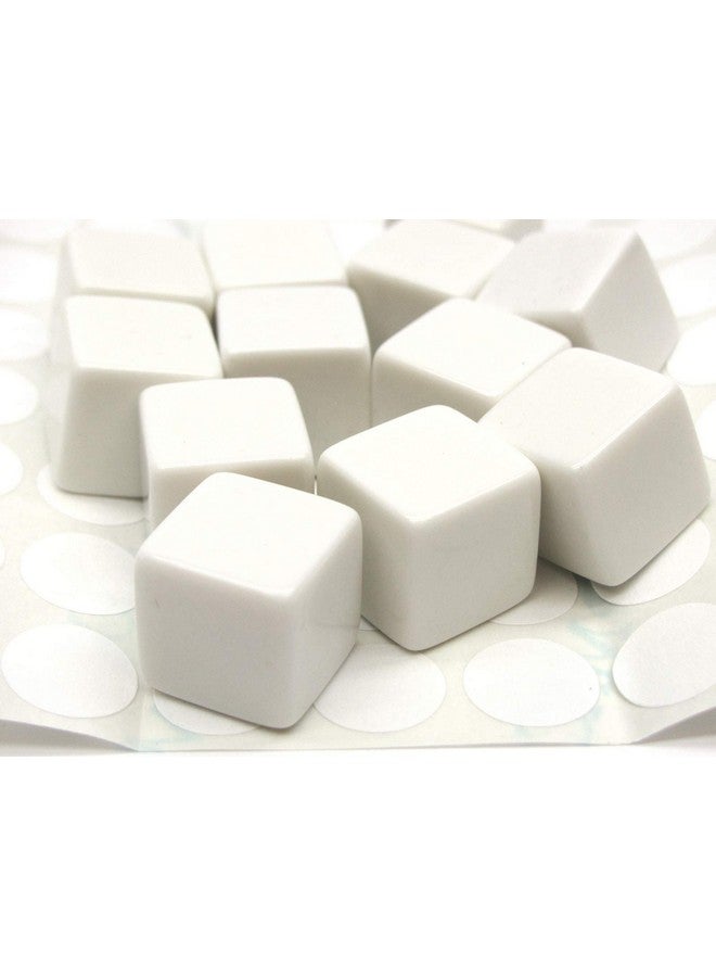 Koplow Games White D6 Blank 16Mm Dice Set With Stickers (12) - Image 3
