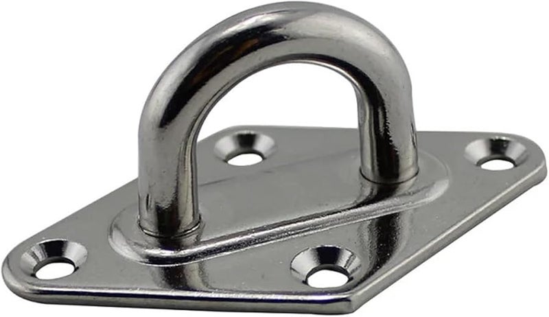 304 هوك العين الحلقي من الفولاذ المقاوم للصدأ 20 قطعة 6 مم للتثبيت المعلق للسقف والتأمين المعلق - Image 1