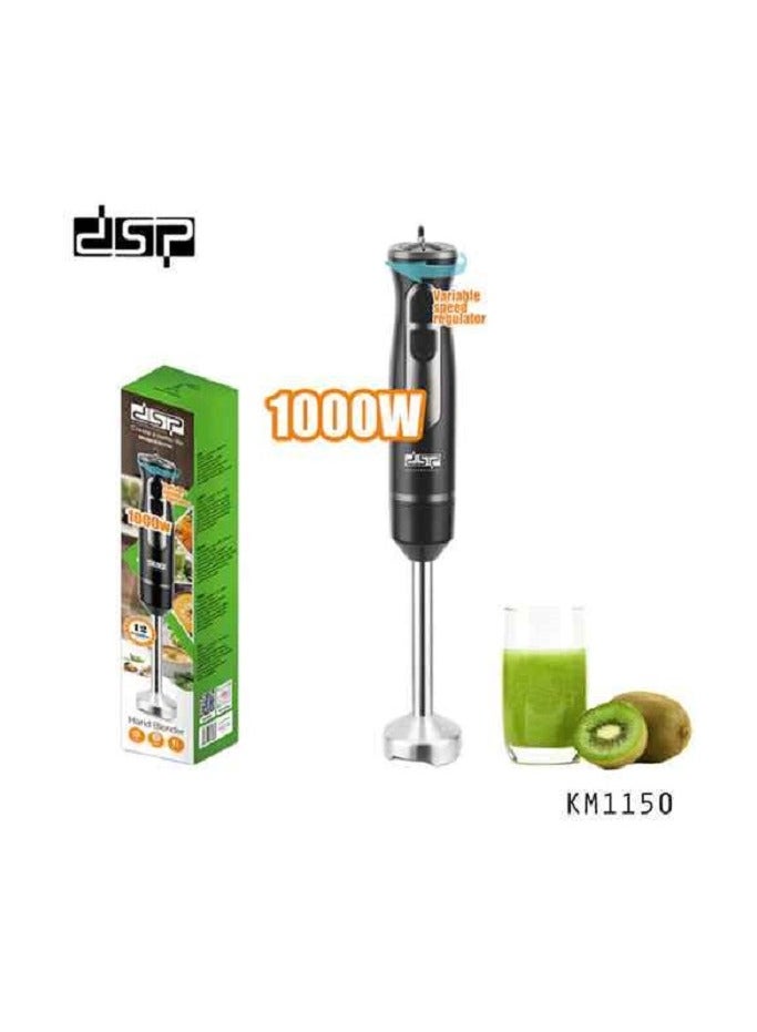 DSP Stainless Steel Hand Blender/Variable Speed Regulator/1000W(KM1150) - Image 1