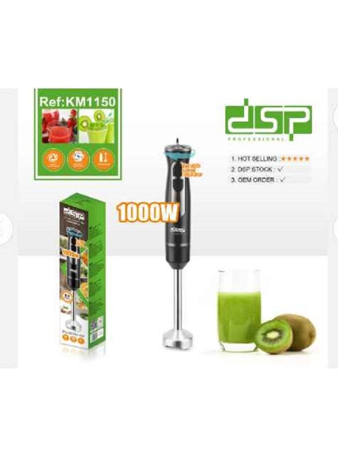 DSP Stainless Steel Hand Blender/Variable Speed Regulator/1000W(KM1150) - Image 2