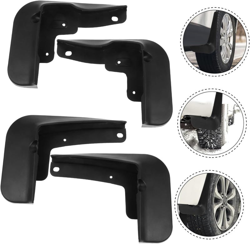 Ciieeo 1set Mud Flaps for Flexible and Splash Guards Front Rear Wheel Protectors Easy Installation Maintain Cleanliness and Style - Image 3
