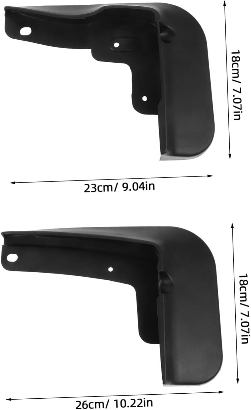 Ciieeo 1set Mud Flaps for Flexible and Splash Guards Front Rear Wheel Protectors Easy Installation Maintain Cleanliness and Style - Image 2
