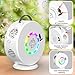 Weilim Bubble Machine Automatic LED Lights Bubble Blower for Kids Rechargeable Portable Bubble Maker Auto Rotating 90360 Outdoor Toy for Easter and Birthday Gift Party Wedding Led White - Image 4