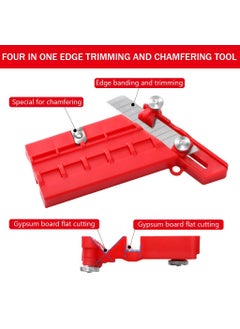 NIKTION NIKTION Edge Banding Trimmer Cutting Nosing 3 in 1 Multi Working Tool with Angle 45 90 Trimming Planer option Highly useful for Gypsum Mica Veneer ACP and Woodworking Projects  - Image 5
