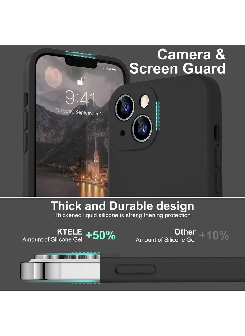 Color Fans - Case for Apple iPhone 14 6.1 inch Silicone Cover Soft Black - Image 1