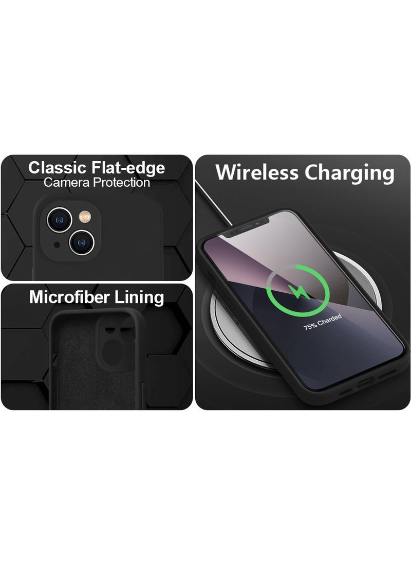 Color Fans - Case for Apple iPhone 14 6.1 inch Silicone Cover Soft Black - Image 1