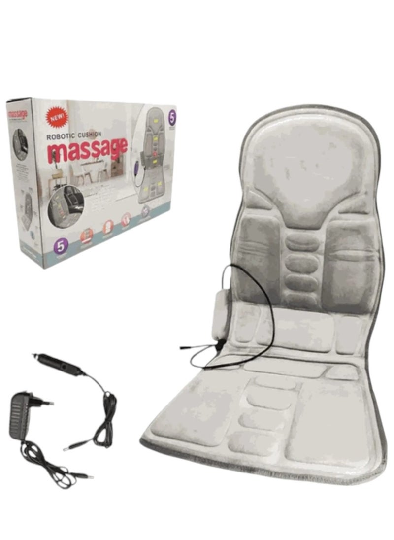 HIANLN - Electric Robotic Cushion Massage Seat Vibrator For Home, Car And Office Cushion Relaxation Anti-Stress Heat Pad - Image 1