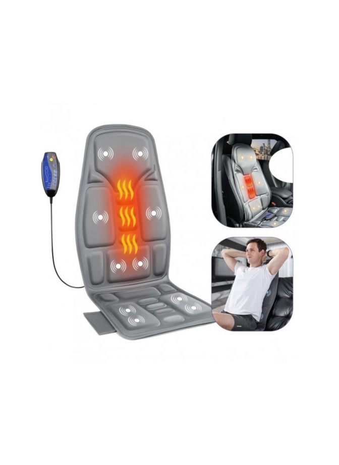 HIANLN - Electric Robotic Cushion Massage Seat Vibrator For Home, Car And Office Cushion Relaxation Anti-Stress Heat Pad - Image 1