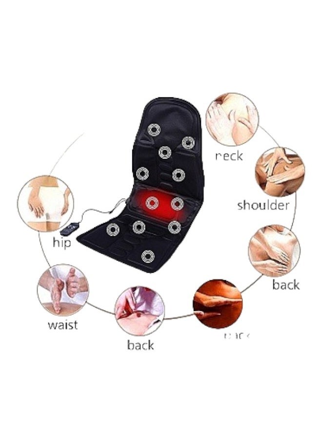 HIANLN - Electric Robotic Cushion Massage Seat Vibrator For Home, Car And Office Cushion Relaxation Anti-Stress Heat Pad - Image 1