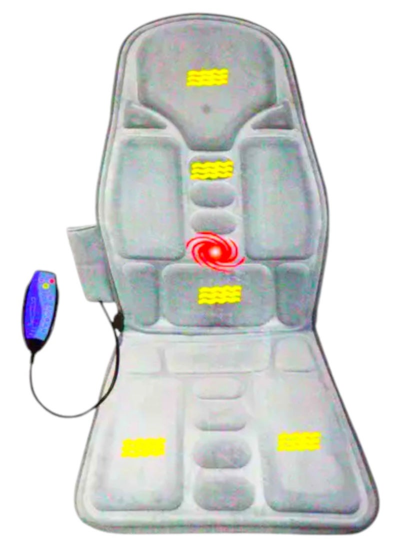 HIANLN - Electric Robotic Cushion Massage Seat Vibrator For Home, Car And Office Cushion Relaxation Anti-Stress Heat Pad - Image 1