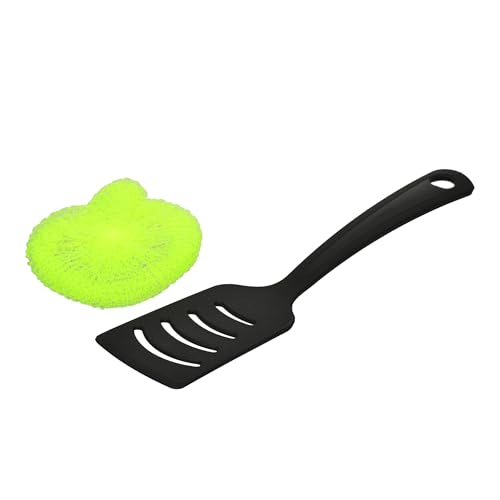 Regalo Non Stick Dosa Tawa Induction Base with Detachable Handle, Hammered Toned,Aluminium, Black (305mm) - Image 4