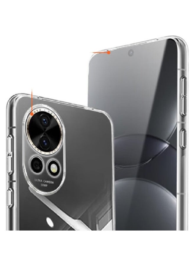 Koolife Compatible With Huawei Nova 13 Phone Case, Protective Cover For Huawei Nova 13, Full Lens Protection, Simple Skin-Friendly Transparent Soft Case, Fingerprint-Resistant Outer Back Cover - Image 2