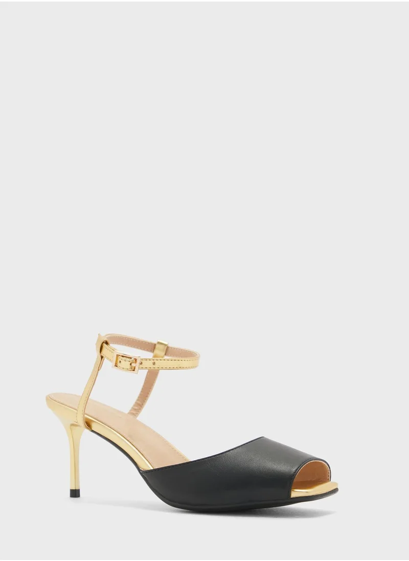 Khizana Peeptoe Ankle Strap Pump