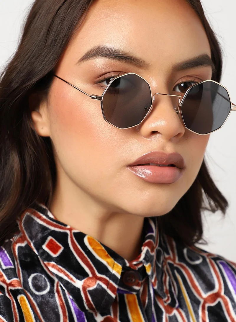 Haute Sauce Round Sunglass