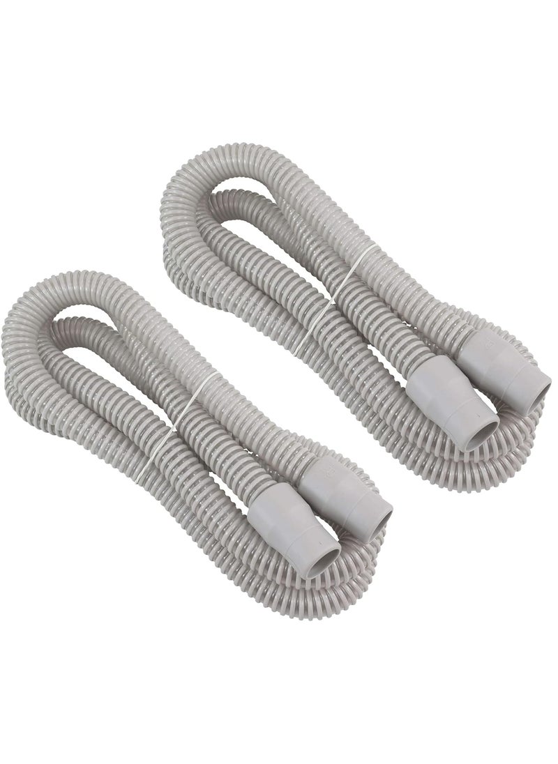 Roscoe Medical Roscoe Medical Universal CPAP Hose, 6 Feet(2 Pack), Easyflex Lightweight - Flexible Tubing, Gray, Includes 2 Hoses, Fits Most CPAP, APAP, BiPAP Brands 