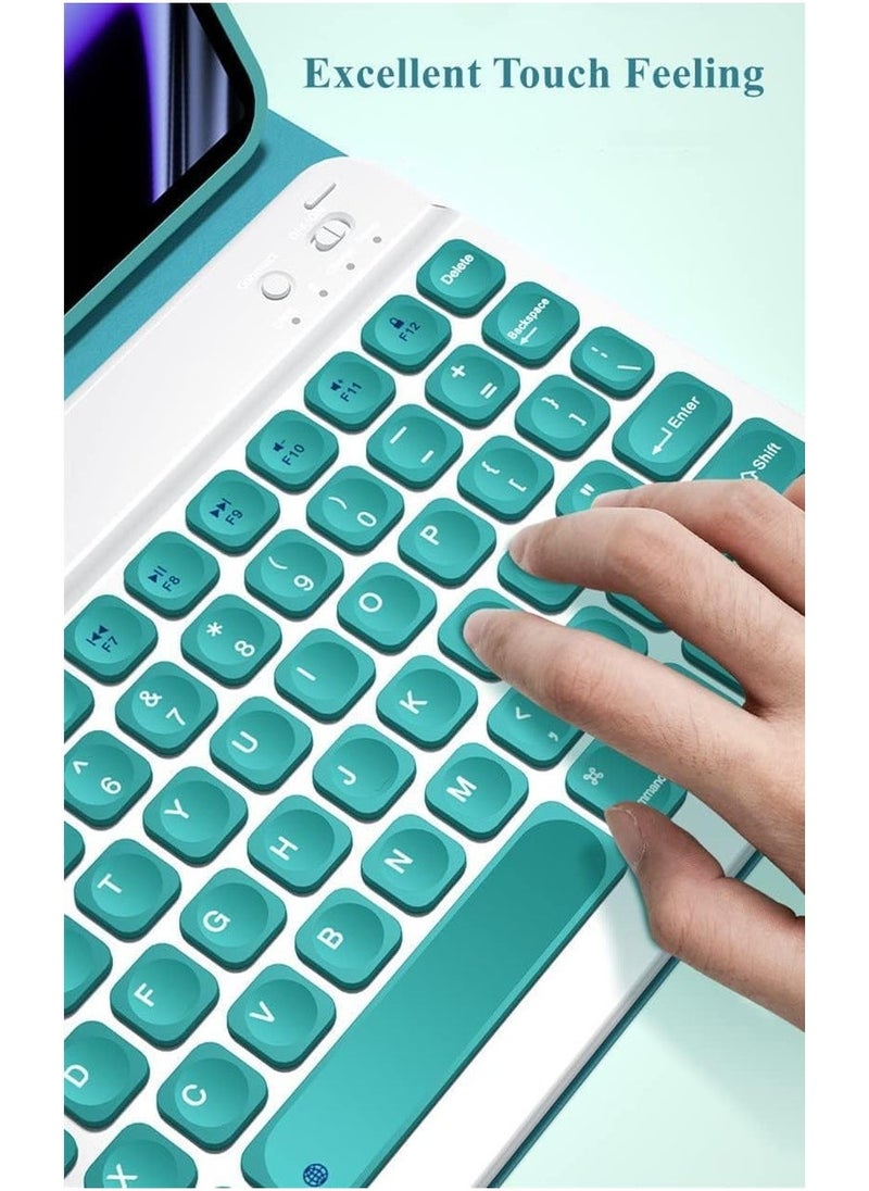 iPad Air 5 / iPad Air 4 Keyboard Case with Pencil Holder - Soft Cover with Magnetically Detachable Bluetooth Keyboard for 10.9 inch iPad Air 5th Gen/iPad Air 4th Gen, Black - Image 5