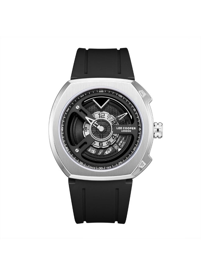 Lee Cooper ساعة أنالوج سيليكون للرجال LC08245.361 - 45x44 مم - Image 1