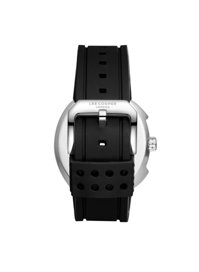 Lee Cooper ساعة أنالوج سيليكون للرجال LC08245.361 - 45x44 مم - Image 4