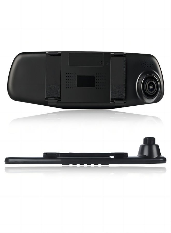 Wide Angle Front and Rear Mirror Mount DVR Car Dash Camera