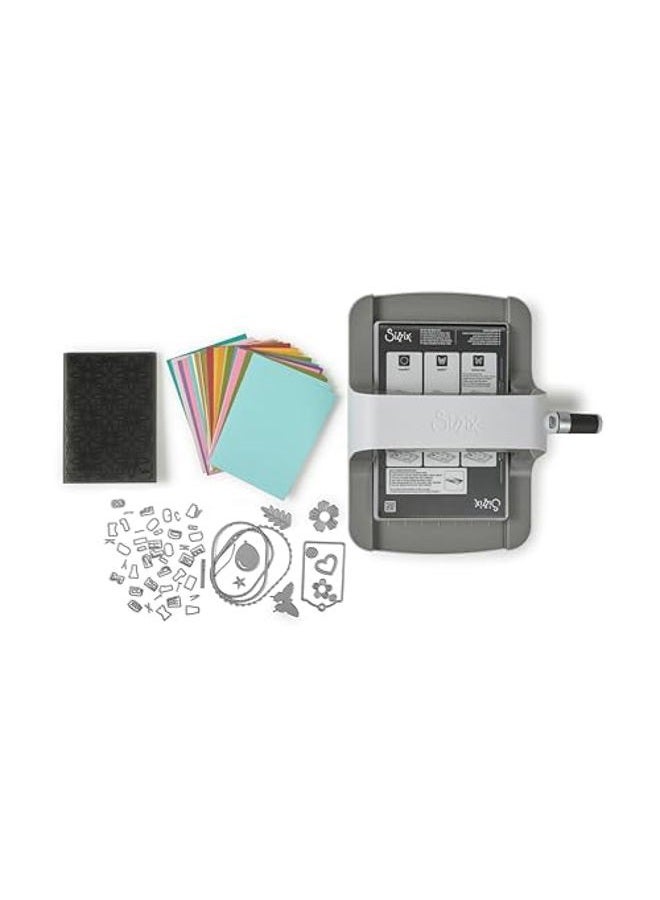 Sizzix آلة بيغ شوت مع مجموعة البداية، آلة قطع وطباعه 6 بوصة مع قواطع، مجلد طباعة وورق كاردستوك - Image 3