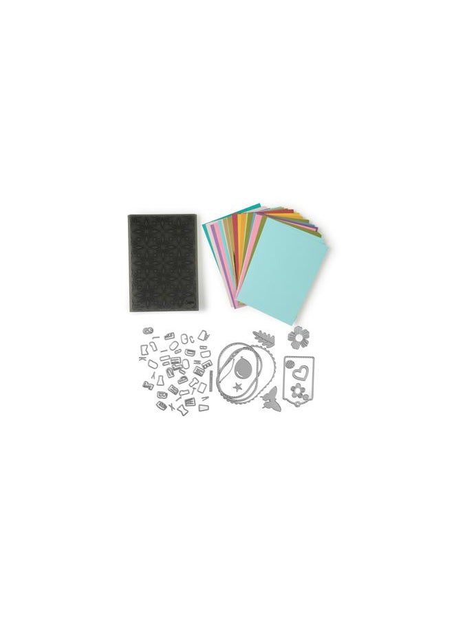 Sizzix آلة بيغ شوت مع مجموعة البداية، آلة قطع وطباعه 6 بوصة مع قواطع، مجلد طباعة وورق كاردستوك - Image 4
