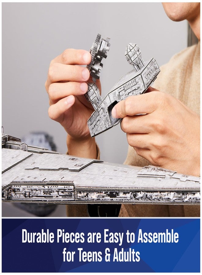 4D Build, Star Wars Deluxe Imperial Star Destroyer 3D Model Kit, Star Wars Collectibles & Desk Decor, Adult Puzzle, Building Toys, 278 Pieces, 3D Puzzles, Gift Ideas for Ages 12 & Up - Image 4