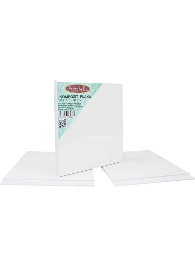 Artebella KPT4S Composite Plate 16 x 17 cm Set of 4