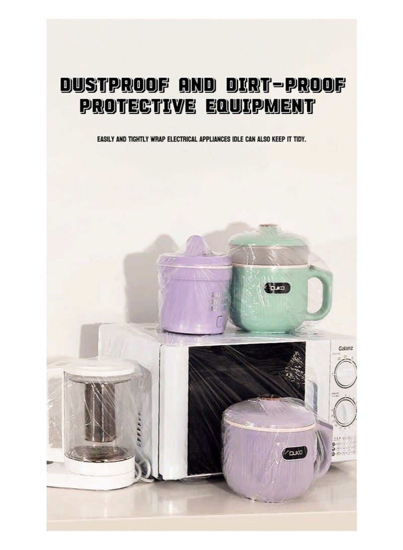 TNGames Household Disposable Dust Cover 90*145cm, 50-Pack Thick Plastic Sheath – Large Appliance & Furniture Dust Protector (Fits Refrigerators/Washing Machines/Sofas/Wardrobes) - Image 5