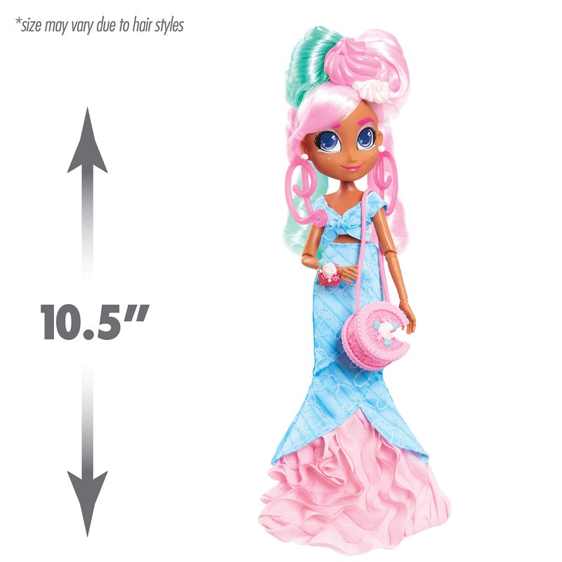 Hairdorables Hairmazing Prom Perfect Fashion Dolls, Dee Dee, Pink and Green Hair, Kids Toys for Ages 3 Up by Just Play - Image 3