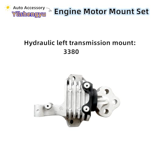 Yllshengyu 3Pcs Engine Motor Mount Kit Compatible with Cherokee 2014-2019 2.4L & Chrysler 200 2015-2017 2.4L, Replacement for 3378 3380 3308, Steel & Aluminum, Chassis Mount - Image 5