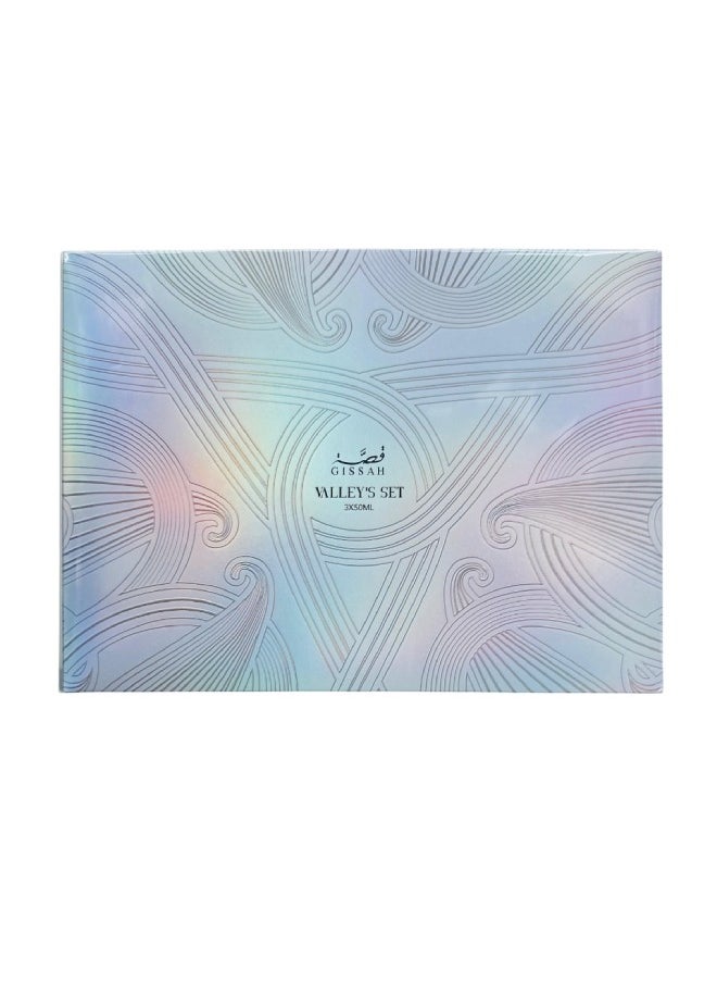 GISSAH Valley Set Of 3 Perfumes For Men And Women, La Luna + Imperial Valley + Hudson Valley, Eau De Parfum 50ml  - Image 2