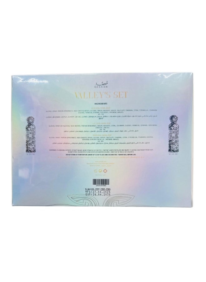 GISSAH Valley Set Of 3 Perfumes For Men And Women, La Luna + Imperial Valley + Hudson Valley, Eau De Parfum 50ml  - Image 3