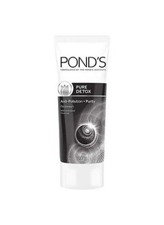 Pond's Pure Detox Face Wash 200 G Daily Exfoliating & Brightening Cleanser Deep Cleans Oily Skin With Activated Charcoal For Fresh Glowing Skin  - Image 2