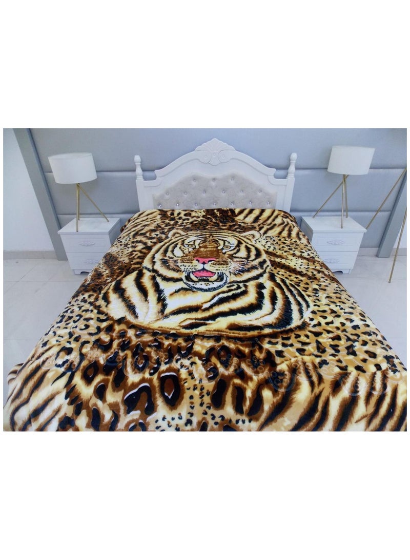 Luxury Soft Blanket - Embossed Plush Throw, 200x240 cm, Cozy & Warm Blanket for Bed, Sofa, Living Room, Decorative Fleece, Perfect Gift